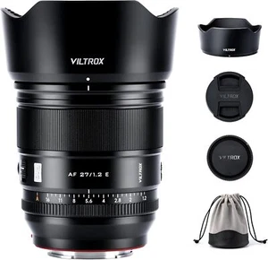 VILTROX 27mm f/1.2 E Lens for Sony E Mount AF Lens Sony E Mount Mirrorless USA - Picture 1 of 7