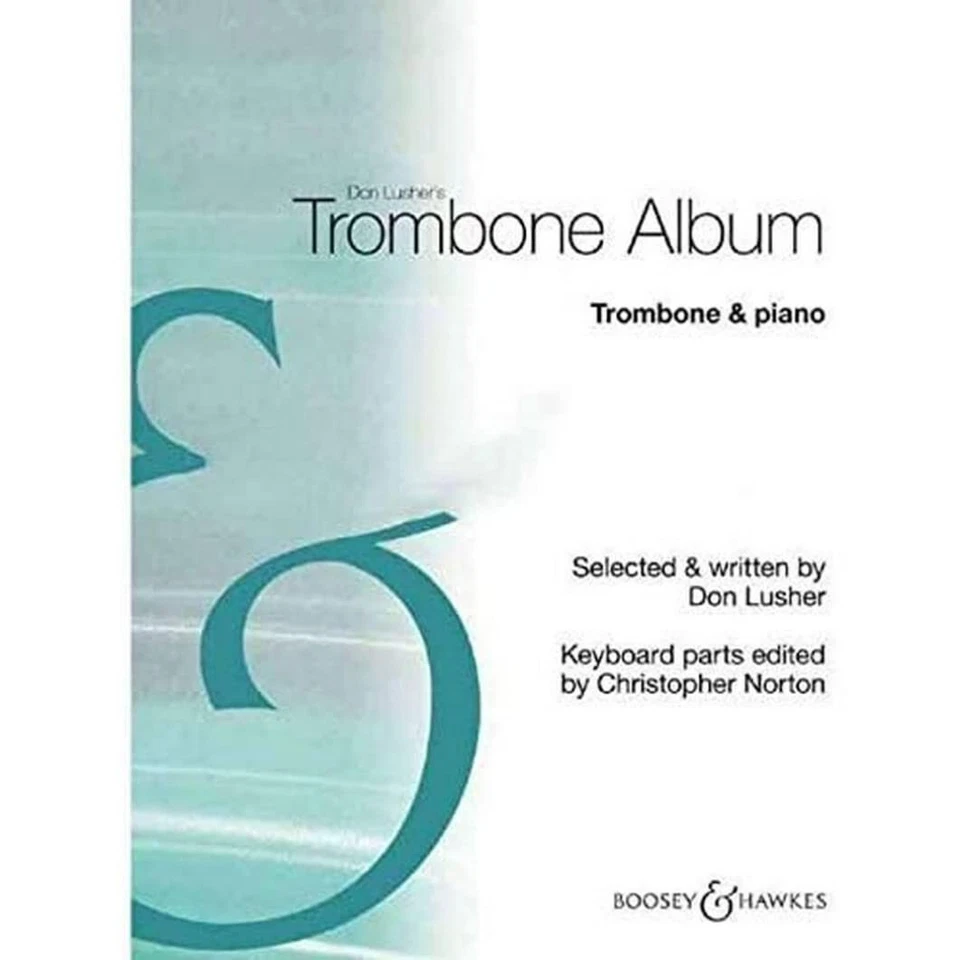 Don Lusher's Trombone Album trombone and piano Don Lusher Boosey - Image 1 of 1