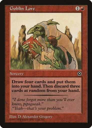 Goblin Lore x1 Portal Second Age MTG Magic the Gathering Red Sorcery  - Image 1 of 1