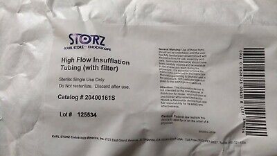 Storz  High Flow Insufflation Tubing With Filter. • 35$