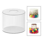 Acrylic Cylinder Display Riser Round Fillable Cake Tool Decoration Base Tabletop