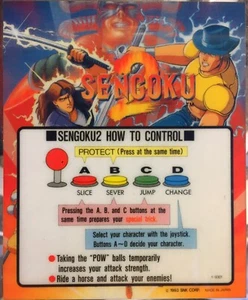 Sengoku 2 Neo Geo Mini Arcade Marquee - Picture 1 of 2
