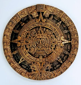 Mayan Aztec Calendar Mexican Wall Hanging Art Home Decor - Picture 1 of 4