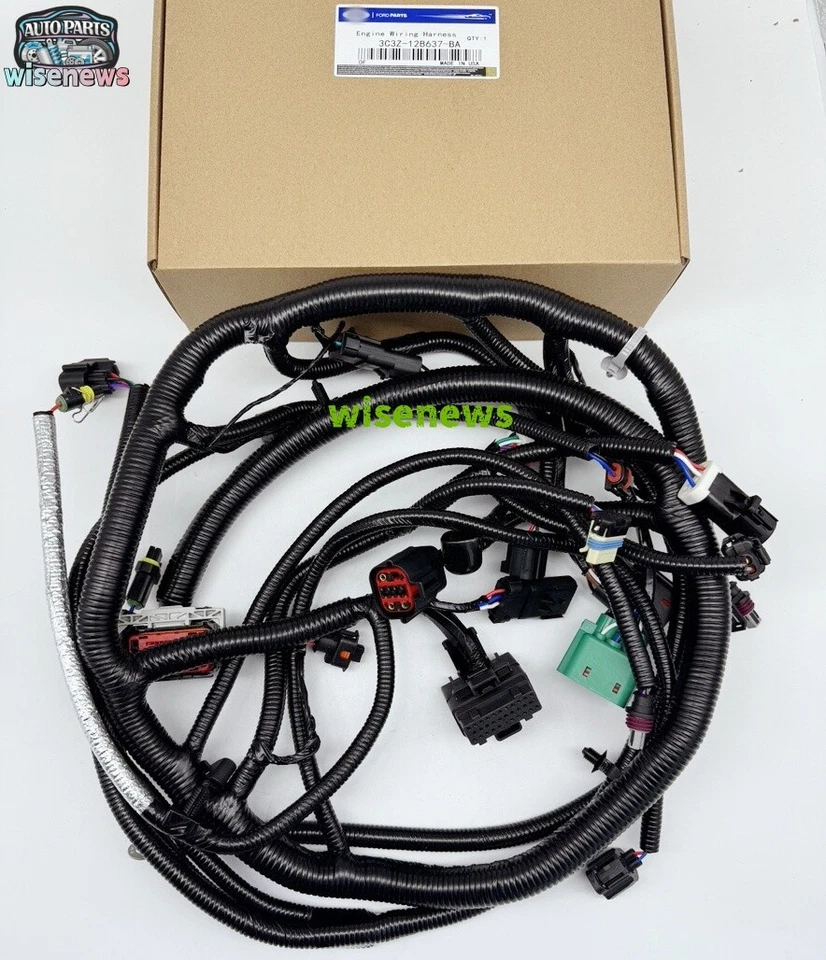 Wiring Harness For 2003-2004 Ford Super Duty F250 F350 F450 F550 Engine 6.0L US Foto 1 de 4