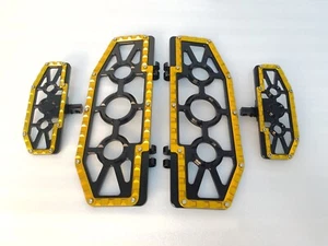 MX Driver Passenger Floorboard Foot Peg For Harley Touring Street Glide Softail - Picture 1 of 9
