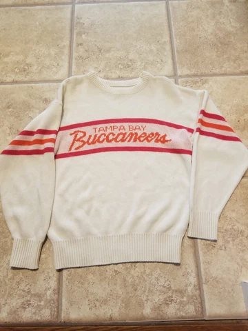 VTG NFL Tampa Bay Buccaneers Crewneck Sweater Men’s Large L Cliff Engle Cover