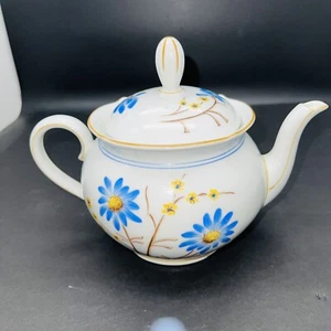 BAVARIA SCHUMANN BLUE FLOWER TEAPOT (MADE IN GERMANY) 8" - Picture 1 of 9