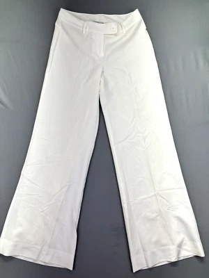 CAbi Style 756 Transition Wide Leg Tweed Trousers White Inner Lining Size 2 - Image 1 of 4