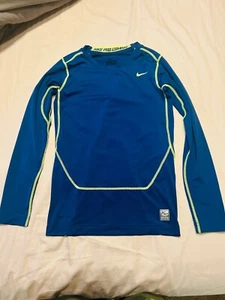 Nike Pro Combat Dri-Fit Youth Large Compression blue - Picture 1 of 4
