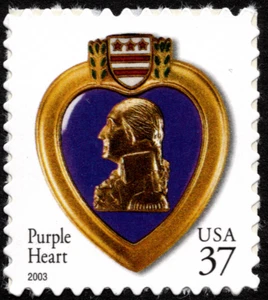 US Stamp Scott # 3784 Mint NH F-VF - 37 Cents Purple Heart Commemorative Issue - Picture 1 of 1