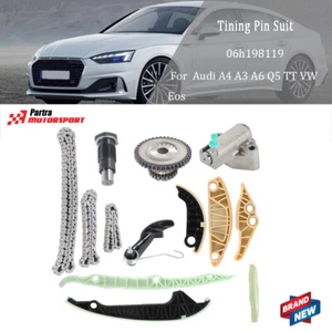 13Pcs For VW Jetta Tiguan Passat CC Jetta Audi A5 Q5 A4 2.0T Timing Chain Kit - Picture 1 of 8