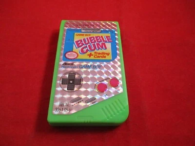 Nintendo Game Boy жевательная резинка + коллекционные карты зеленый контейнер * новый * ретро 1993 - Изображение 1 из 2