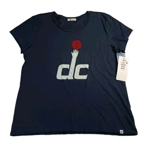 Washington Wizards '47 Brand T-shirt Women's XL XLarge Atlas Blue 100% Cotton - Picture 1 of 7