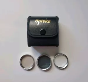 OPTEKA 35.5 mm, 3 Filters: UV, Polarizer, FD + Bonus 35.5-37 Adapter, Japan - Picture 1 of 10