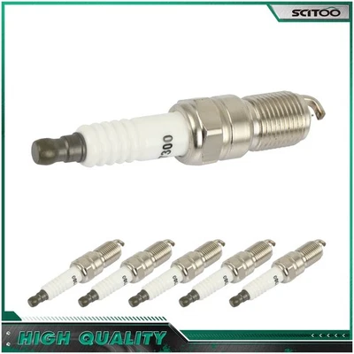 6 bujías de iridio para Chevrolet Impala 2006-2011 Malibu 2007-2010 3,5 L Foto 1 de 4