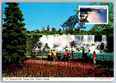 #C133 Niagara Falls Airmail FDC Maxi Card w/Pictorial Cancel - Image 1 of 2