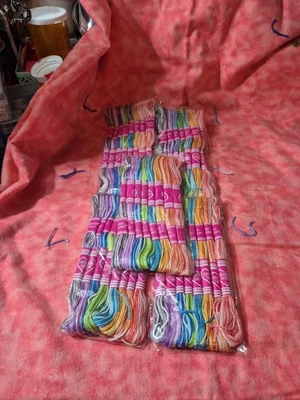 8 Pack Variegated Embroidery Thread - Image 1 of 4