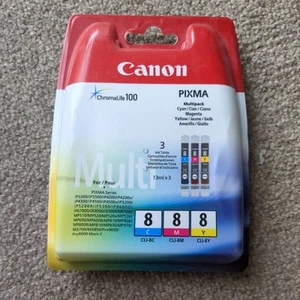 Canon Ink Cartridge Chromalife100 Pixma Multipack - Cyan Magenta Yellow “8” - Afbeelding 1 van 2