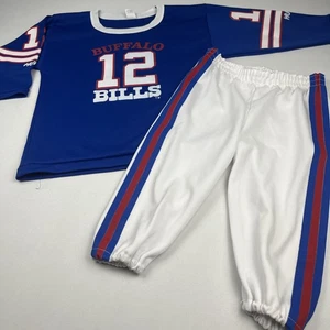 Vintage Jim Kelly Buffalo Bills Uniform Jugend Gr. M Trikot & Hose Hutch NFL Football - Bild 1 von 19