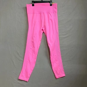 All In Motion Women's XXL Pink Seamless Pull-On High-Rise Leggings Activewear - Picture 1 of 10