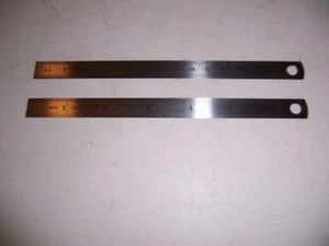 2pc MEASURING SET Stainless Steel RULERS 6" metric &sae 6" ruler - Picture 1 of 1