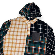 Loewe Oversize Patchwork Hooded Check Overshirt