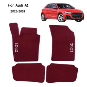 Original Carpets Fit For Audi A1 2012-2018 Car Floor Mats Velour Waterproof - Picture 1 of 21