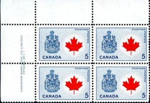 Canada Stamp PB#429A - Canada, Maple Leaf (1966) 5¢ - Foto 1 di 1