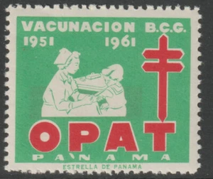 27843 - CINDERELLA - PANAMA 1961 ANTI TB LABEL mnh - Picture 1 of 2