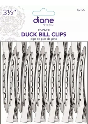Diane by Fromm D210C Clips de pico de pato 12 clips/3,5" clips de pico de pato (paquete de 2) Foto 1 de 3