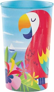 Lush Luau Tropical Island Beach Summer Party Favor 22 oz. Plastic Cup - Picture 1 of 1