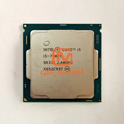 Intel Core i5-7400T SR332 2.4GHz 4 Cores 4 Threads 6MB 35W LGA1151 CPU i5 7400T - Image 1 of 2