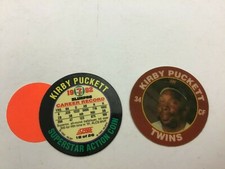 Baseball Score 1992 Slurpee 7-11 Superstar Action Coin Disc KIRBY PUCKETT