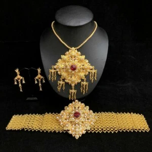 Set of Thai Special Accessories Jewelry Occasional Bridesmaid Stage Show Parade - Foto 1 di 8