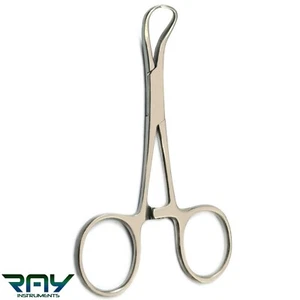 Abrazadera para toalla Backhaus 11 cm forcep instrumentos veterinarios de cirugía general - Imagen 1 de 3