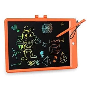 LCD Writing Tablet, 10 Inch Colorful Toddler Doodle Board Drawing 10in Orange - Picture 1 of 7