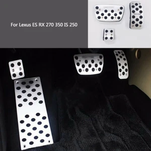 4Pcs/Set Non-Slip Gas Brake Steel Foot Rest Pedal For Lexus ES RX 270 350 IS250 - Picture 1 of 8