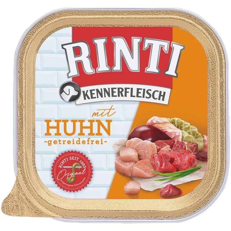 Rinti Kennerfleisch Plus Huhn | 9x 300g - Bild 1 von 1