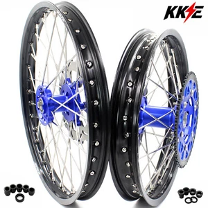 KKE 21/18 CNC Wheels For Yamaha YZ125 YZ250 1999-2016 YZ250F YZ450F 03-15 Rims - Picture 1 of 12