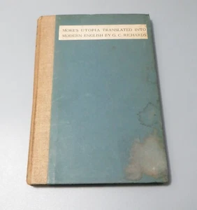 More's Utopia Translated Into Modern English By G C Richards 1923 - Picture 1 of 9