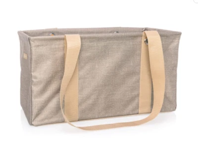 Bolso de Mano GB Thirty One Mediano Utilitario Playa Almacenamiento 31 Dorado Esmerilado Metálico Foto 1 de 2