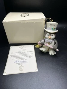 Lenox Chilly Chap Penguin Limited Edition Christmas Ornament In Box - Picture 1 of 5