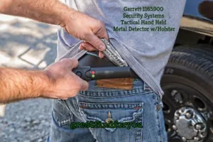 Garrett 1165900 Security Systems Tactical Hand Held Metal Detector w/Holster - Picture 1 of 6