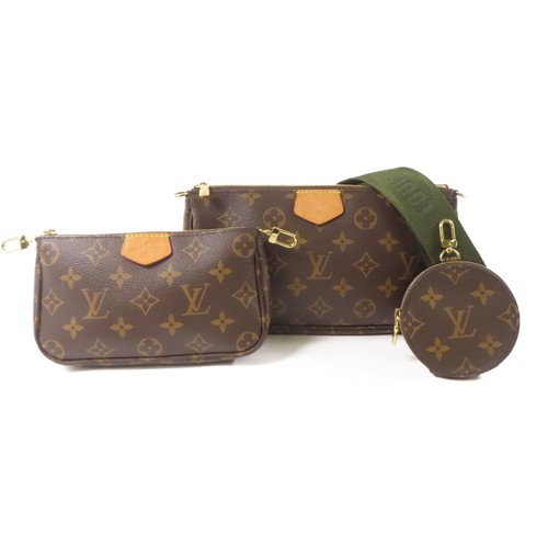 LOUIS VUITTON（LV） Borsa a tracolla Louis Vuitton LV GHW multi pochette accessori M44813 monogramma