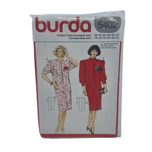Burda 5402 Misses Shirtdress Dress with Variations Sz 14-20 Pattern UC FF - Picture 1 of 4