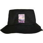 Merchcode Miami Vice Print Bucket Hat Hut Sommerhut Anglerhut Sonnenschutz Hat 
