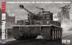 Ryefield-Modell 1/35 RM5100 Sd.Kfz.181 Tiger I Mid Production mit voller Innenausstattung - Bild 1 von 1