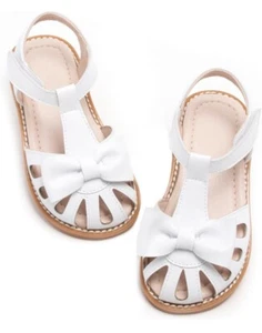 NEU Kiderence Größe 6 Kleinkind Mädchen Sandalen 6M offene Zehenpartie Kinder kleines Mädchen - Bild 1 von 7