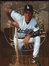 1996 Ultra Gold Medallion Los Angeles Dodgers Baseball Card #496 Greg Gagne