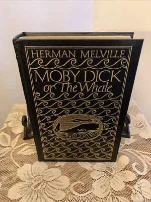 MOBY DICK or Whale Herman Melville EASTON PRESS Leather HC 1977 Nautical Battle! - Image 1 of 4